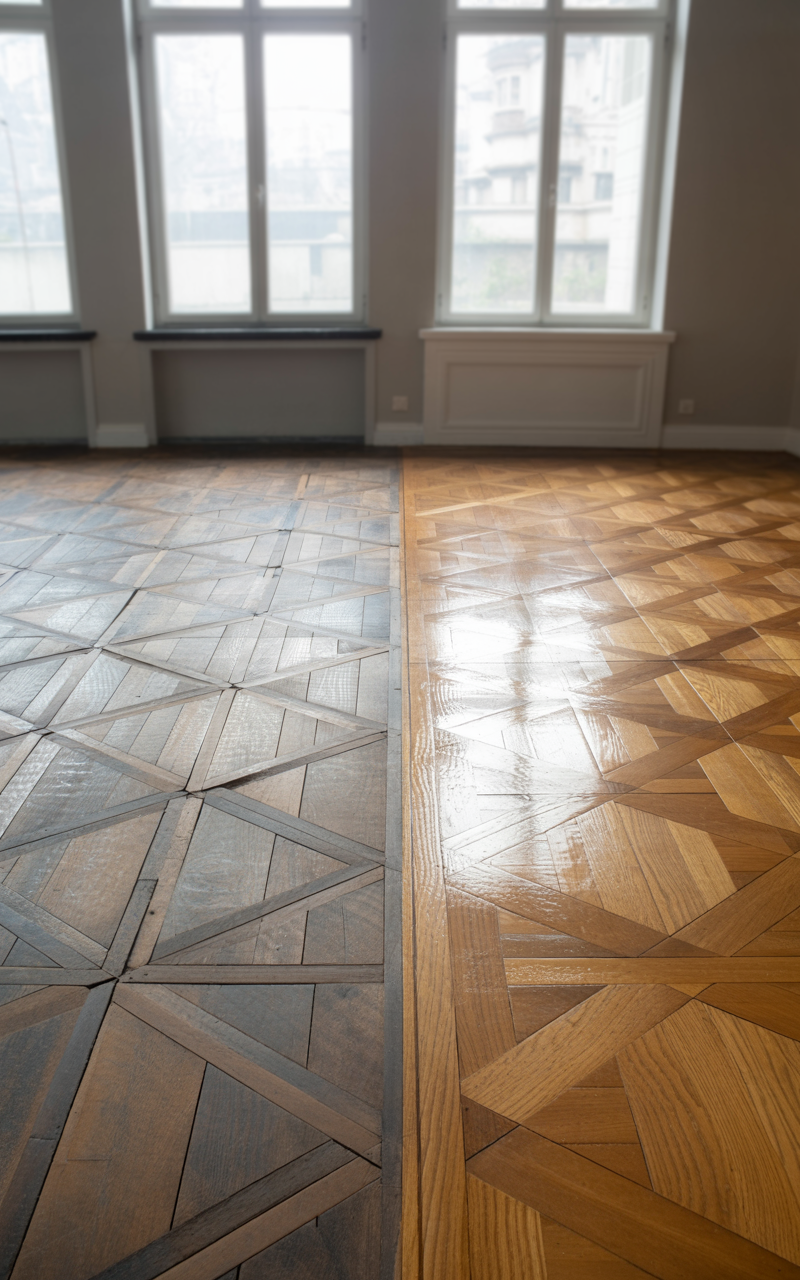 Ponçage et rénovation de parquet à Caen – Artisan Maxard Parquet