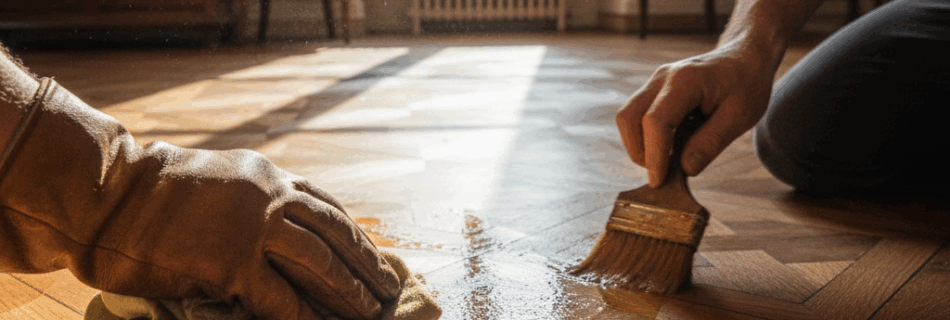 Finitions de parquet à Honfleur : huile, cire, vernis. Protection durable, rendu soigné et conseils professionnels. Intervention dans les communes voisines.