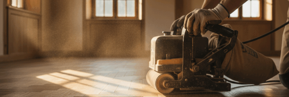 Ponçage de parquet à Honfleur. Travail soigné, mise en valeur du bois, réparations précises et intervention dans les communes voisines. Devis clair et sans engagement.