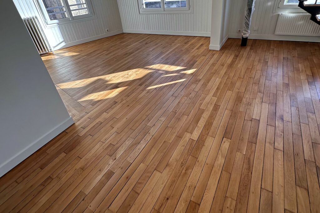 Huilage parquet chêne lames larges – Maxard Parquet